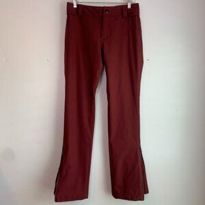 Volcom Burgundy True to This 15,000 mm Coast Stretch Snowboard Pants